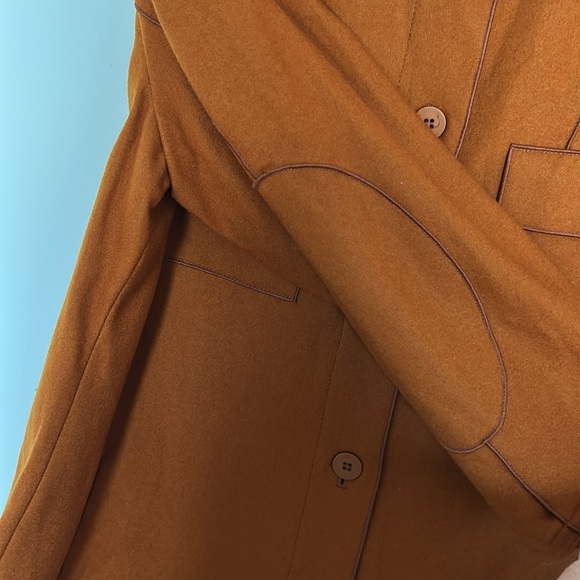 Harvé Benard Longline Wool Blend Jacket Blazer - Size‎ 14 - Picture 3 of 6